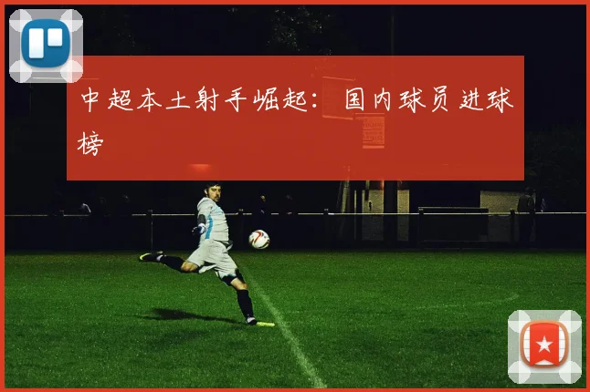 中超本土射手崛起:国内球员进球榜